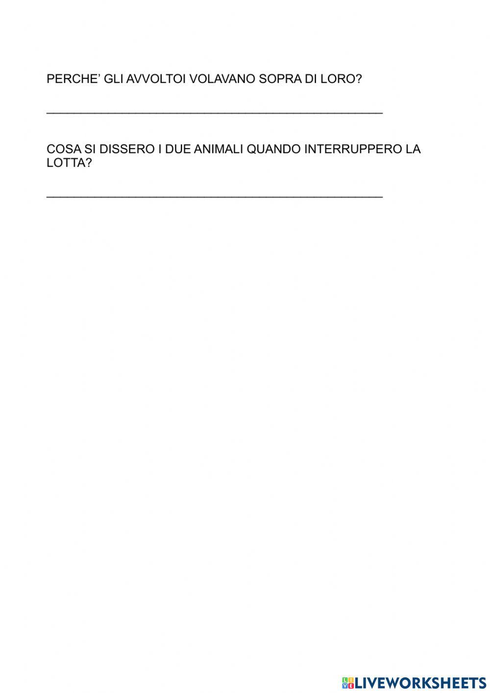 Il leone ed il cinghiale