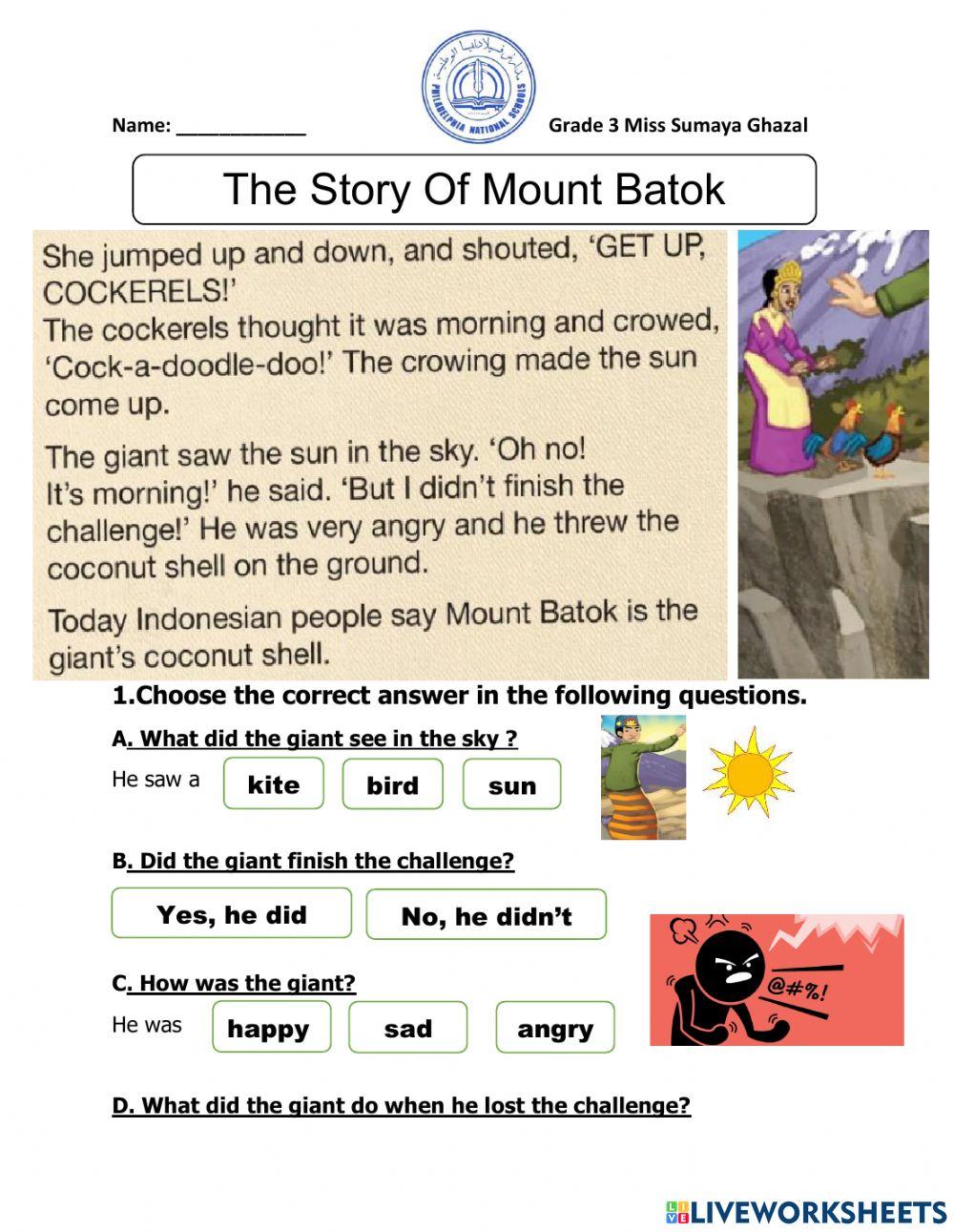 The Story Of Mount Batok