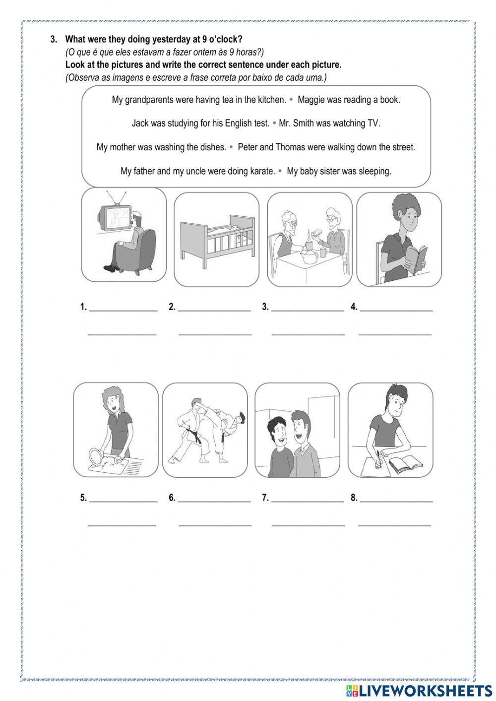 Past Simple and Continuous -easy