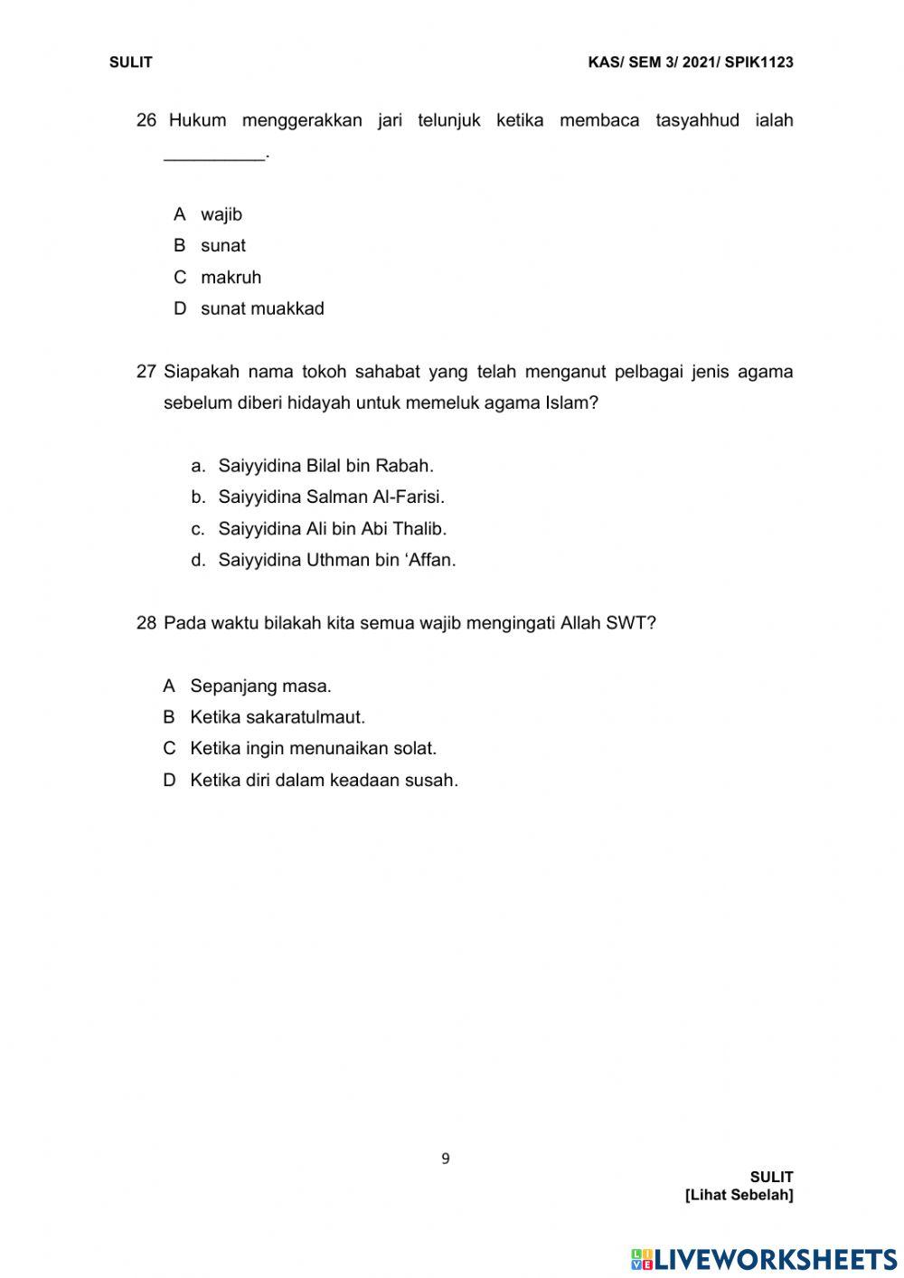 Fiqh muallaf bah A set 3