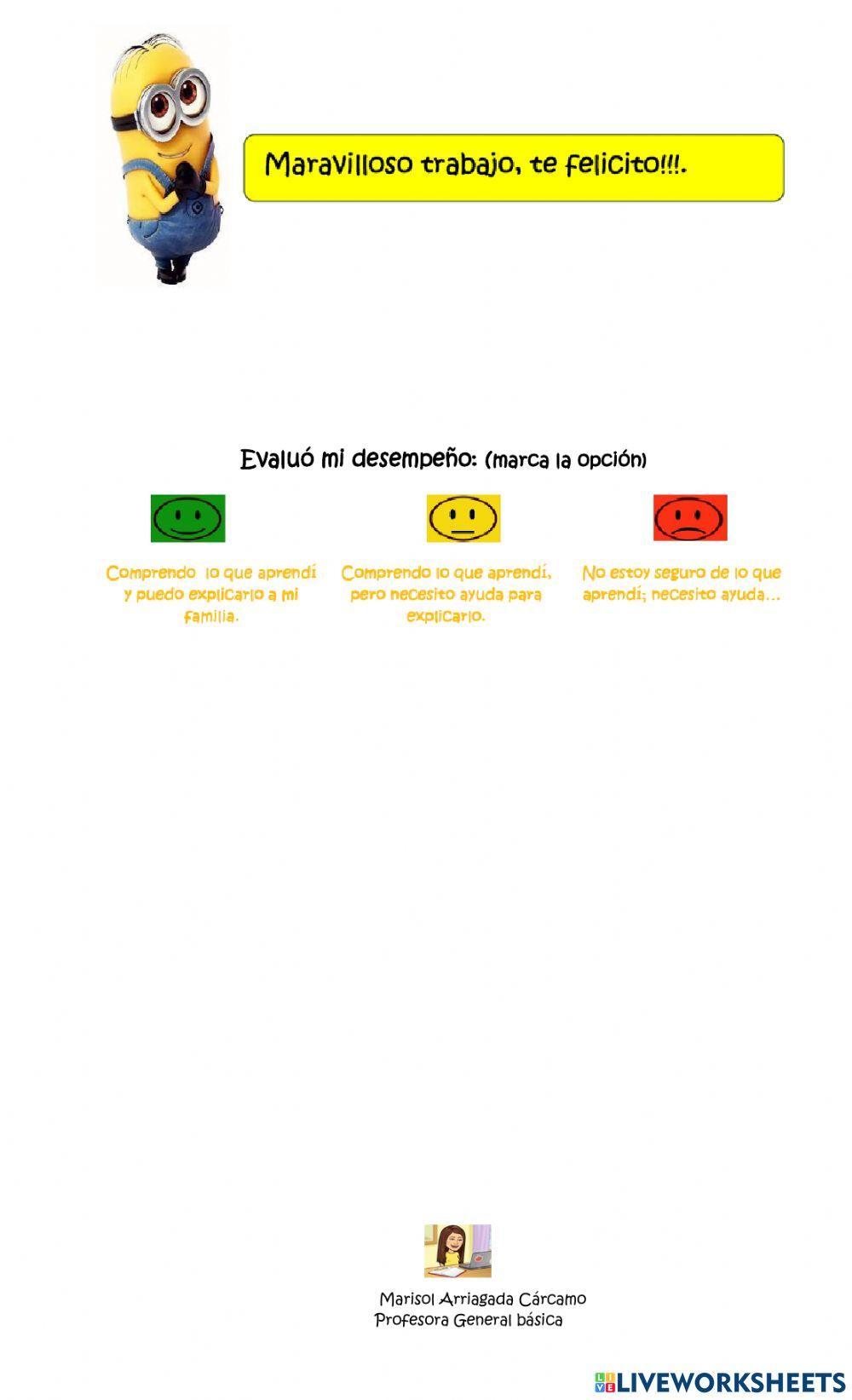 Composición y descomposición  de números hasta el 10