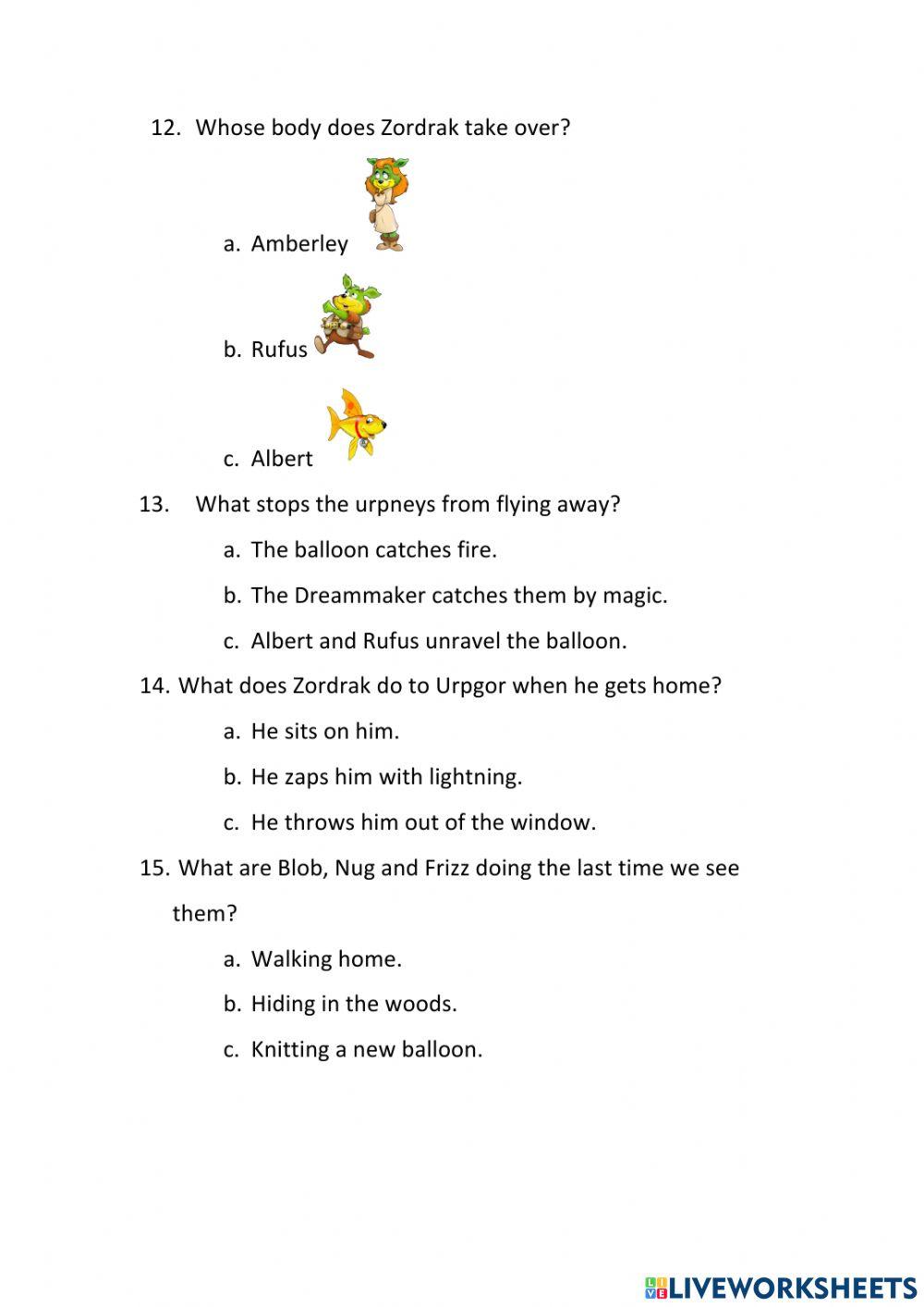 The Dreamstone, The Knitted Balloon