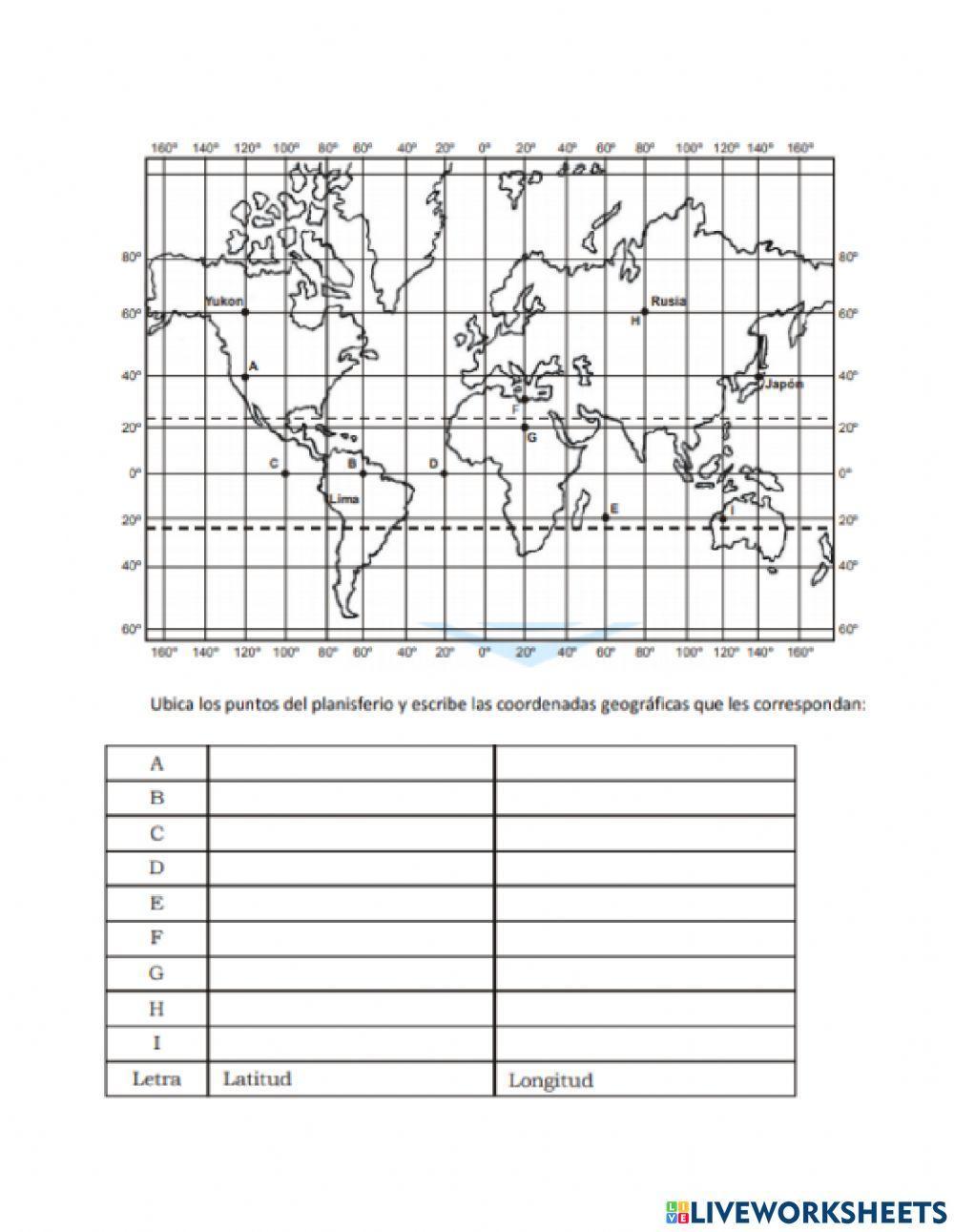 Coordenadas geográficas