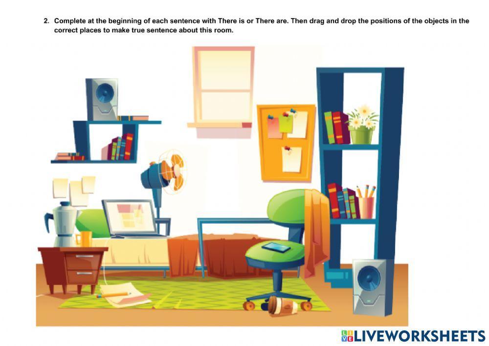 Bedroom description - there is-are