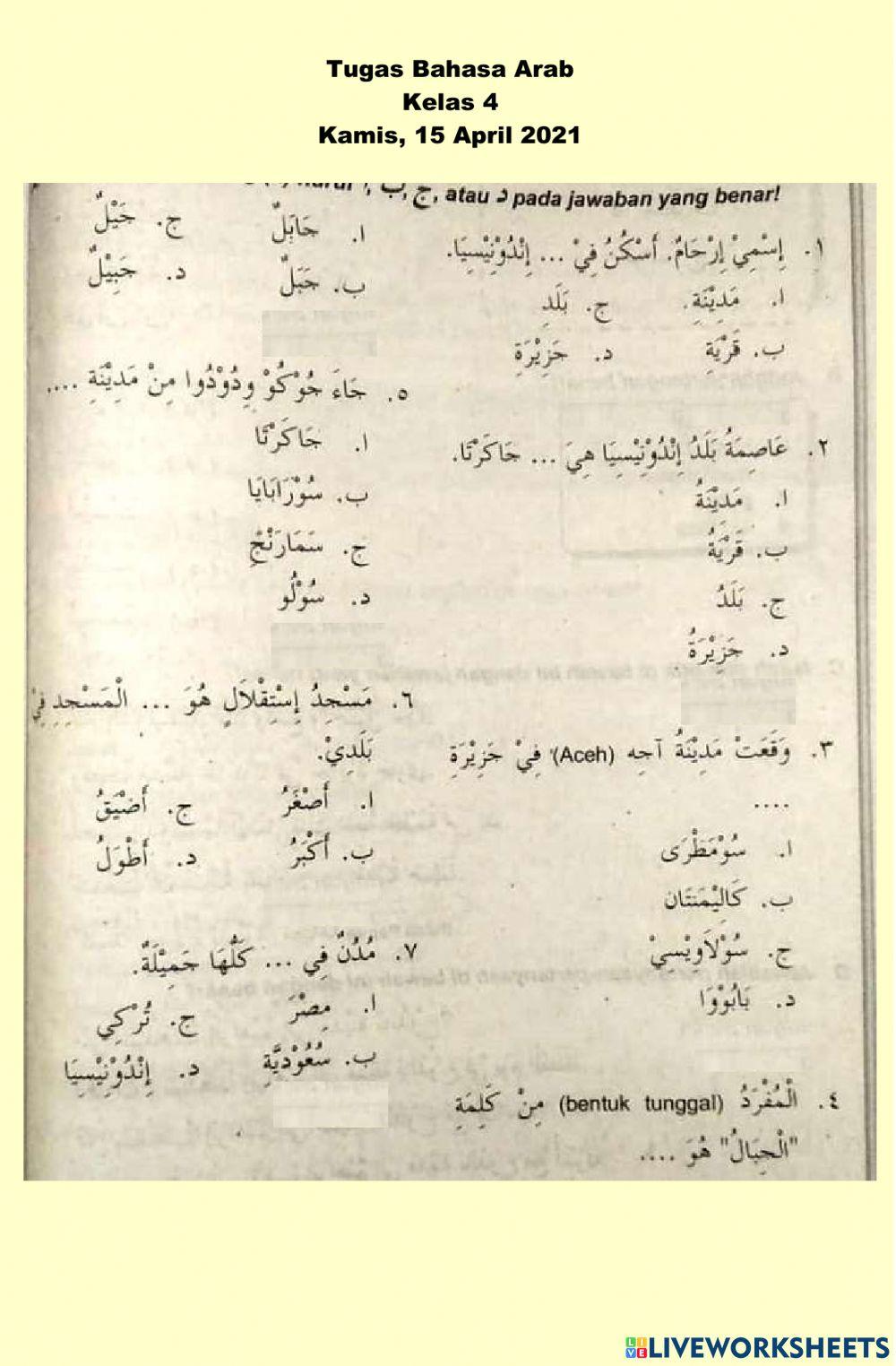 Bahasa Arab 4