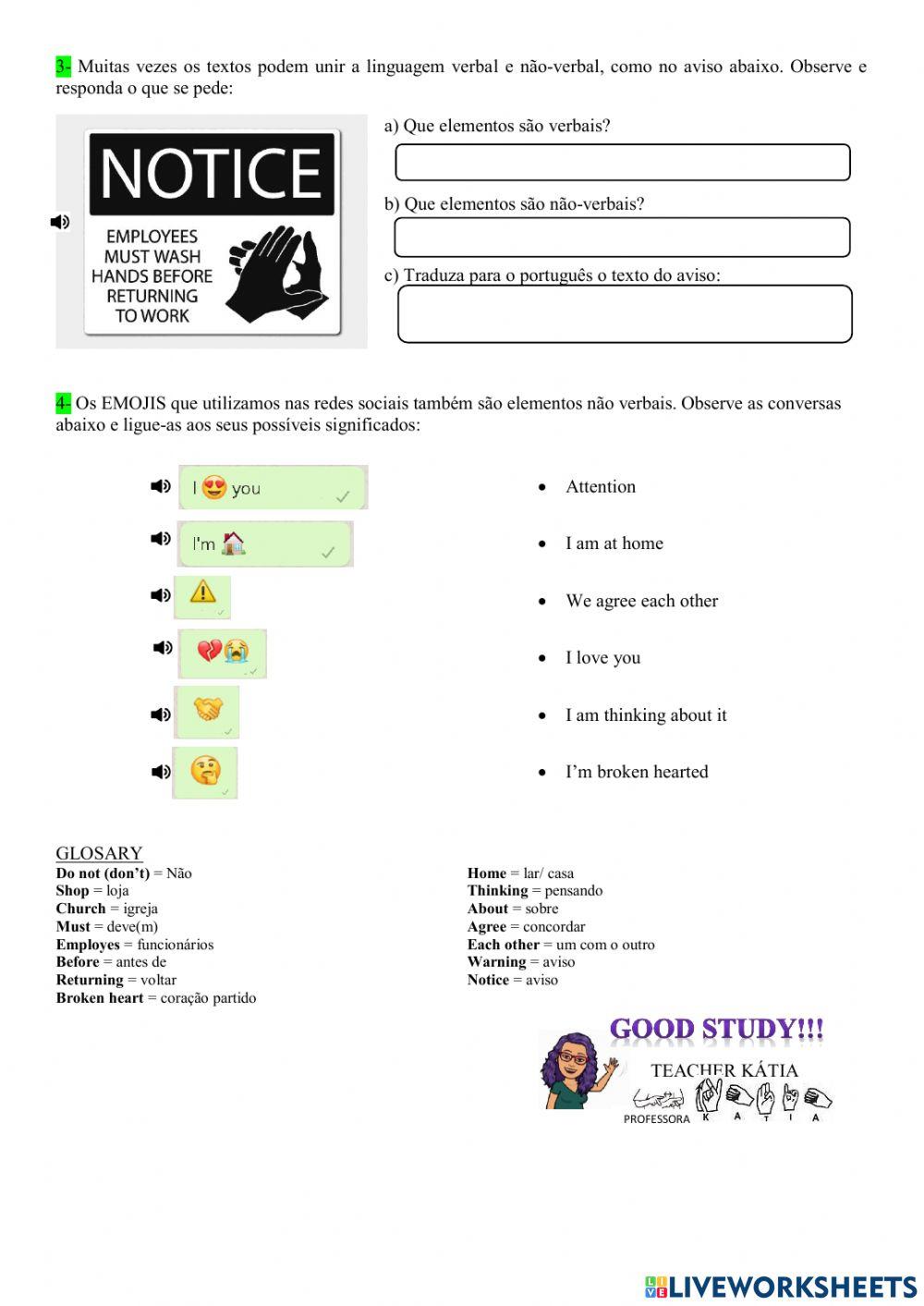 9° ano - INGLÊS - 15-04-21
