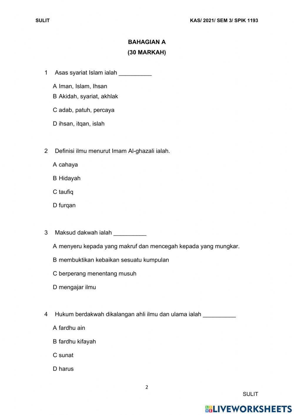 Pengantar dakwah bhg a set 2