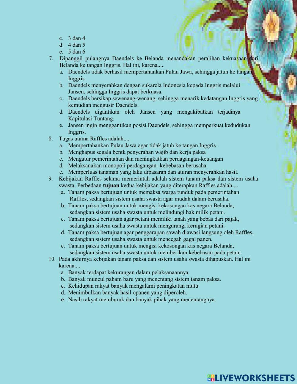 Perlawanan Bangsa Indonesia