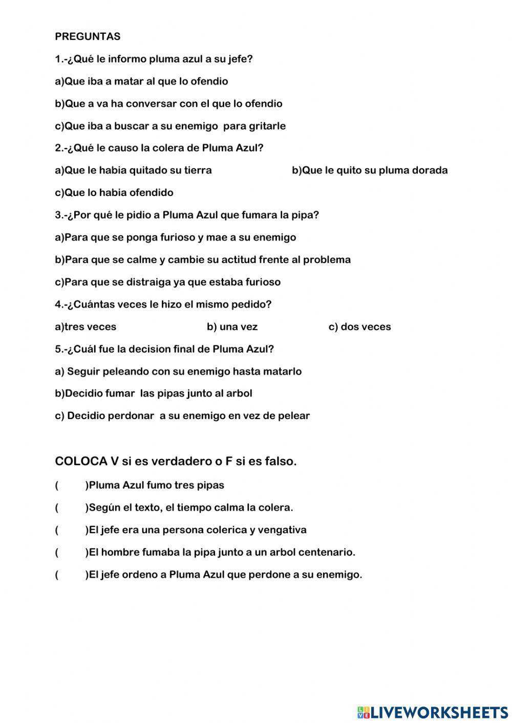 Comprensión de texto