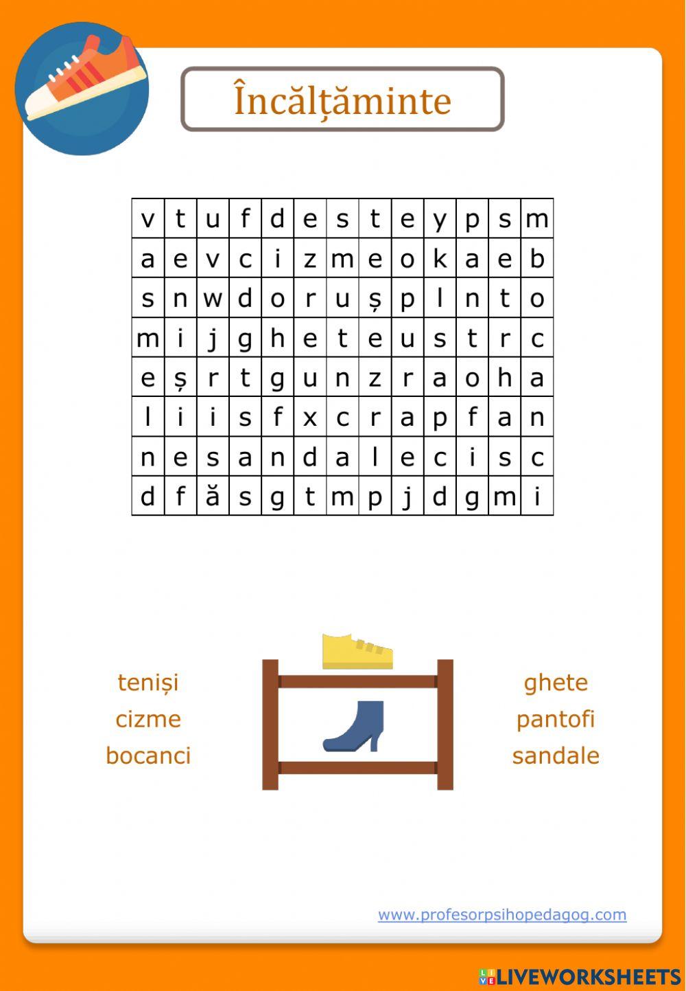 Găsește cuvintele!