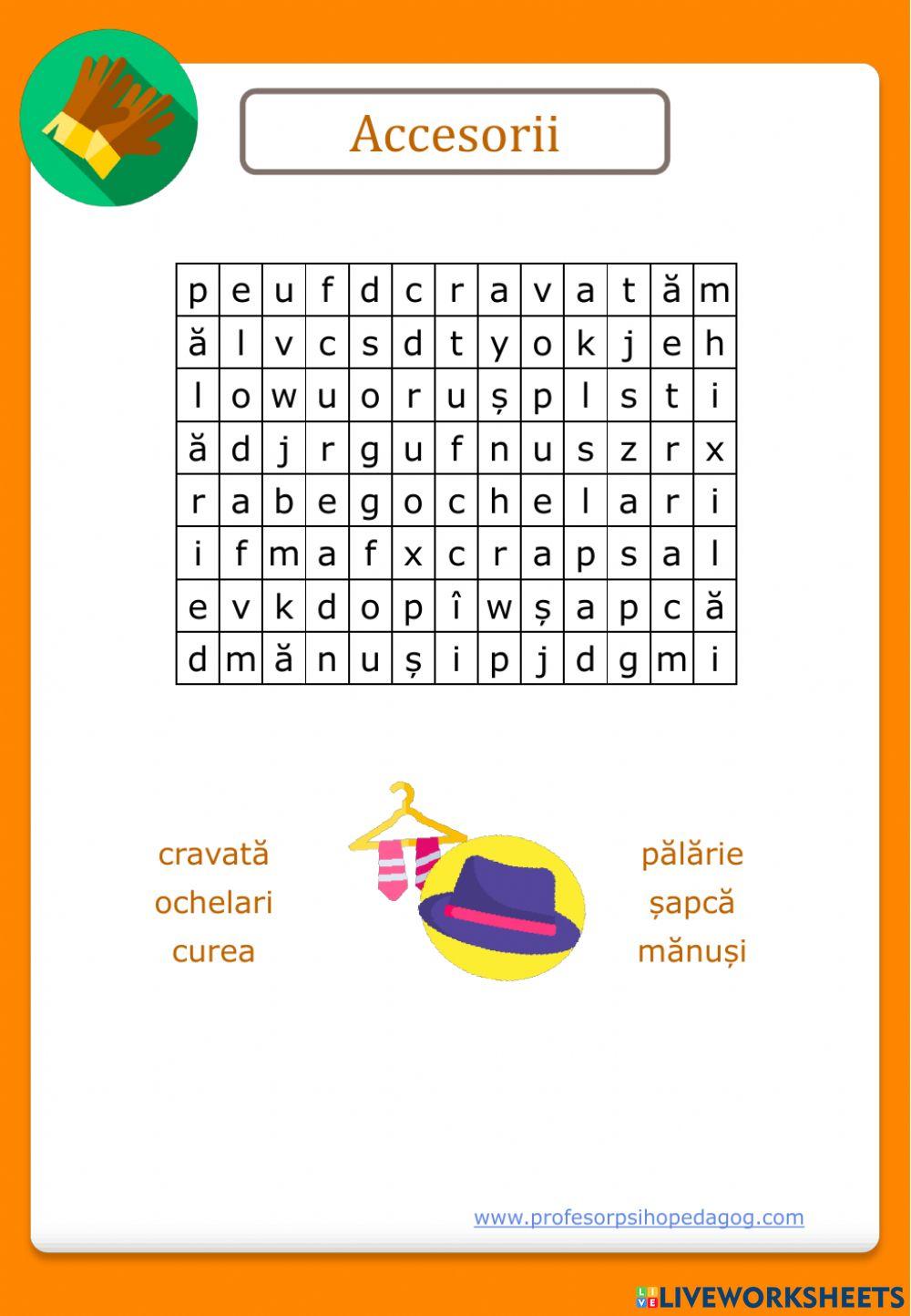 Găsește cuvintele!