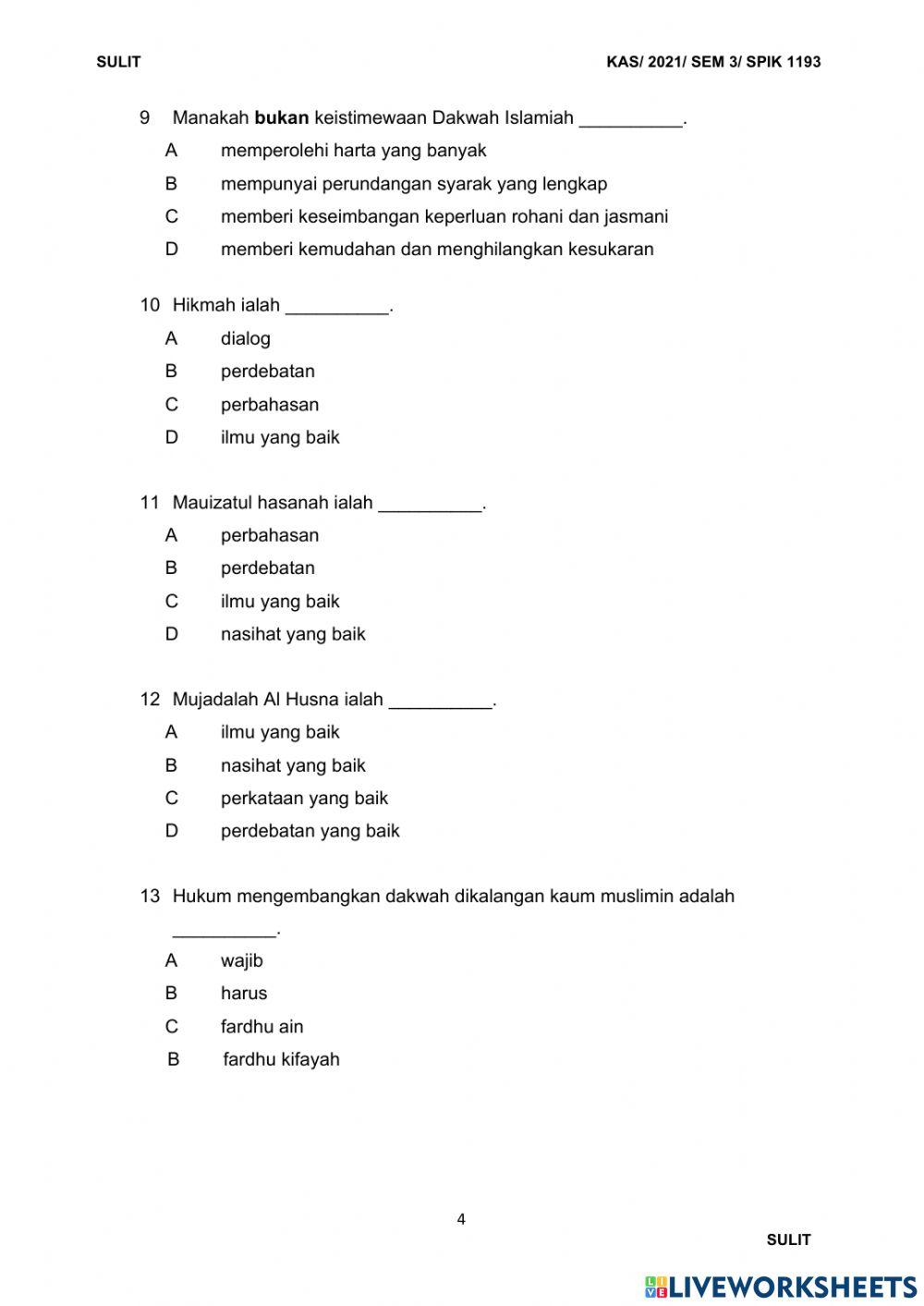 Pengantar dakwah bhg a set 1