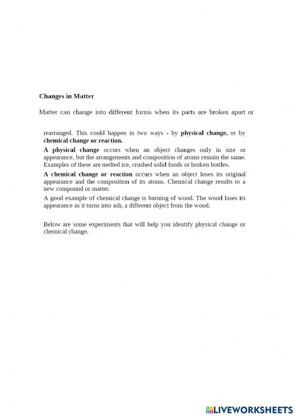 Chapter 1 Chemistry matters