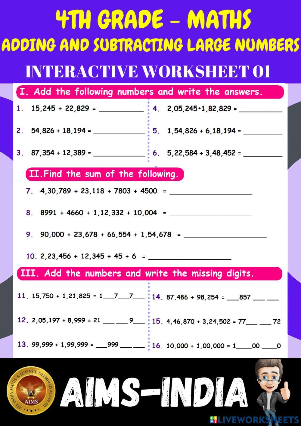 4th-maths-ps01-adding and subtracting large numbers - ch 02
