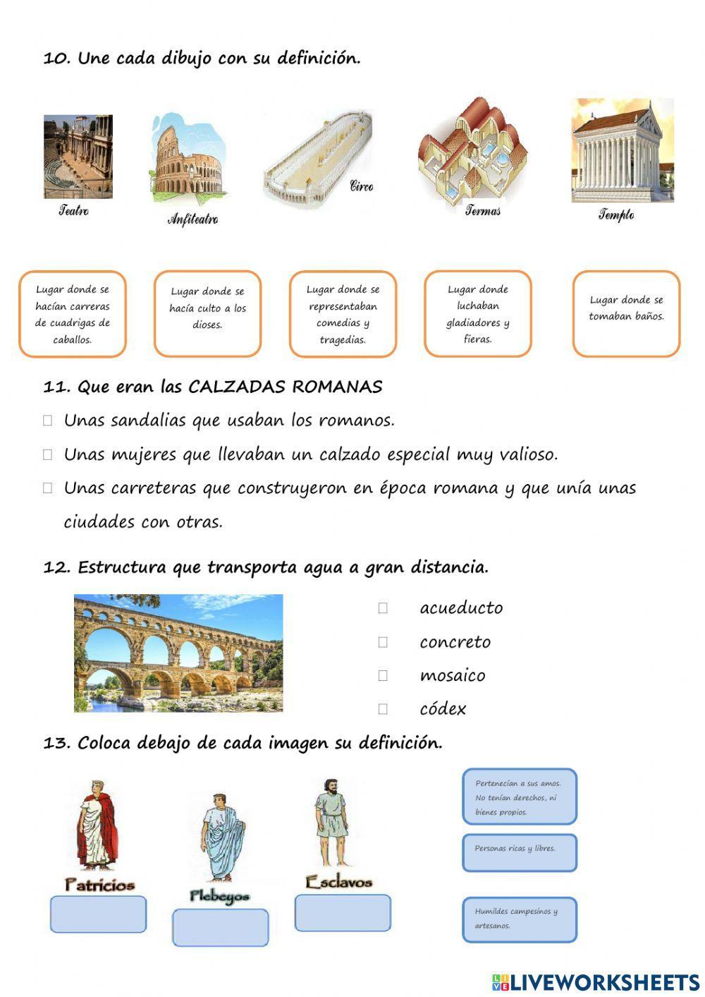 Edad Antigua: Época Romana