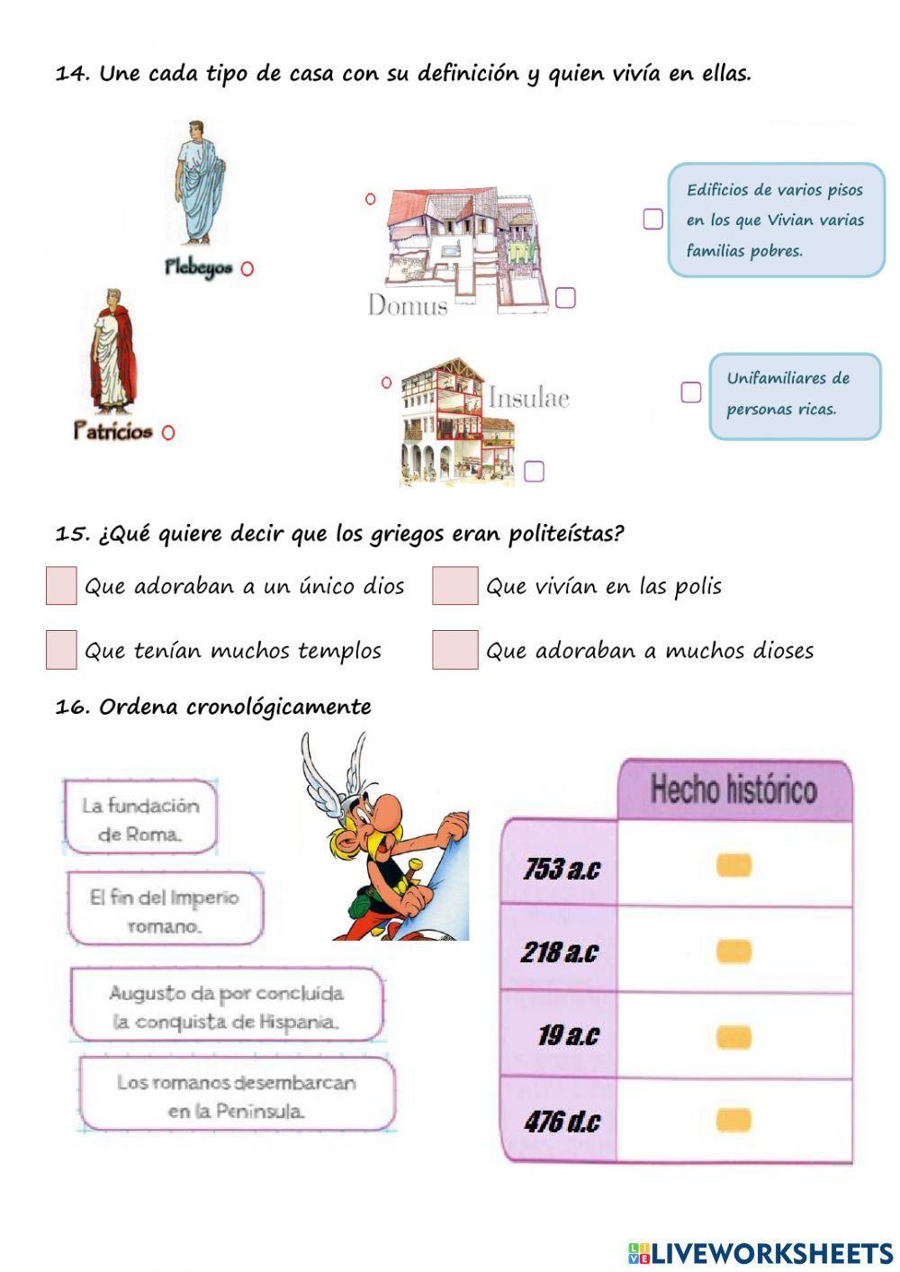 Edad Antigua: Época Romana