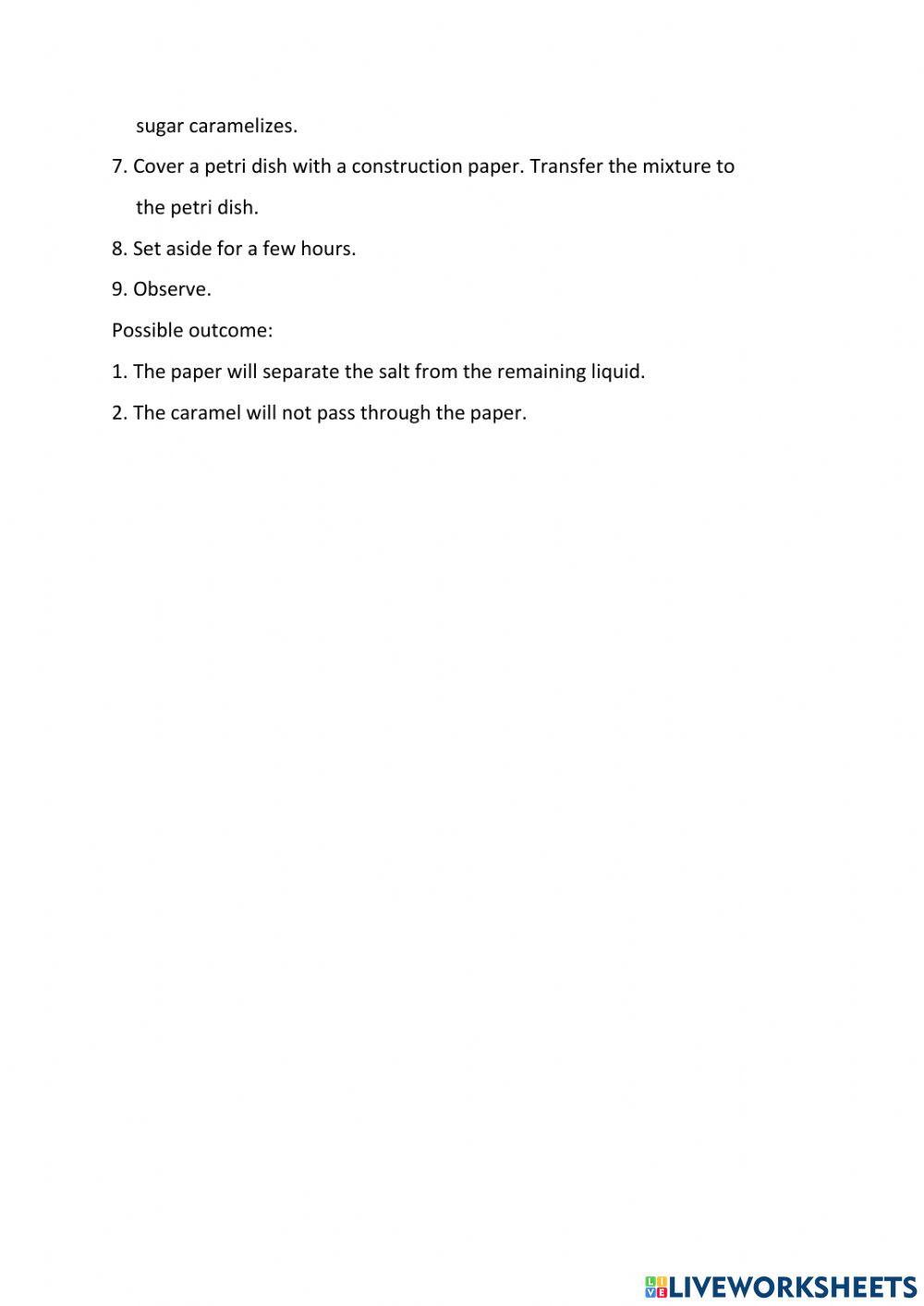 Experiment 2: Boiling Salt in Water versus Boiling Sugar in Water