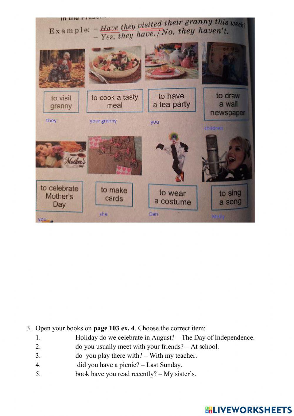 Present Perfect Tense