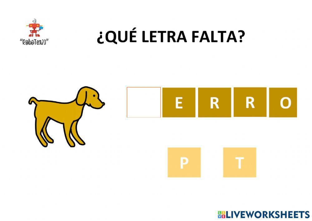 Qué letra falta