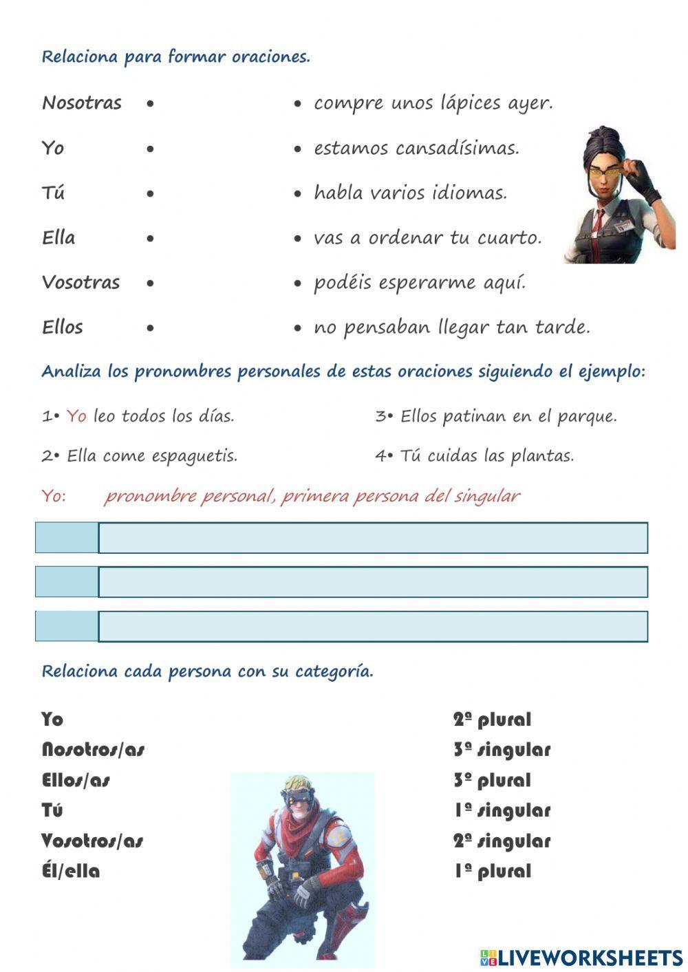 Pronombres Personales Pronombres Personales