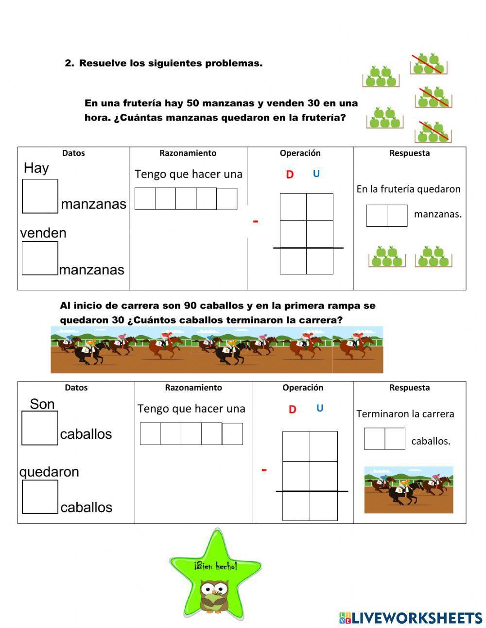 Resta de decenas puras