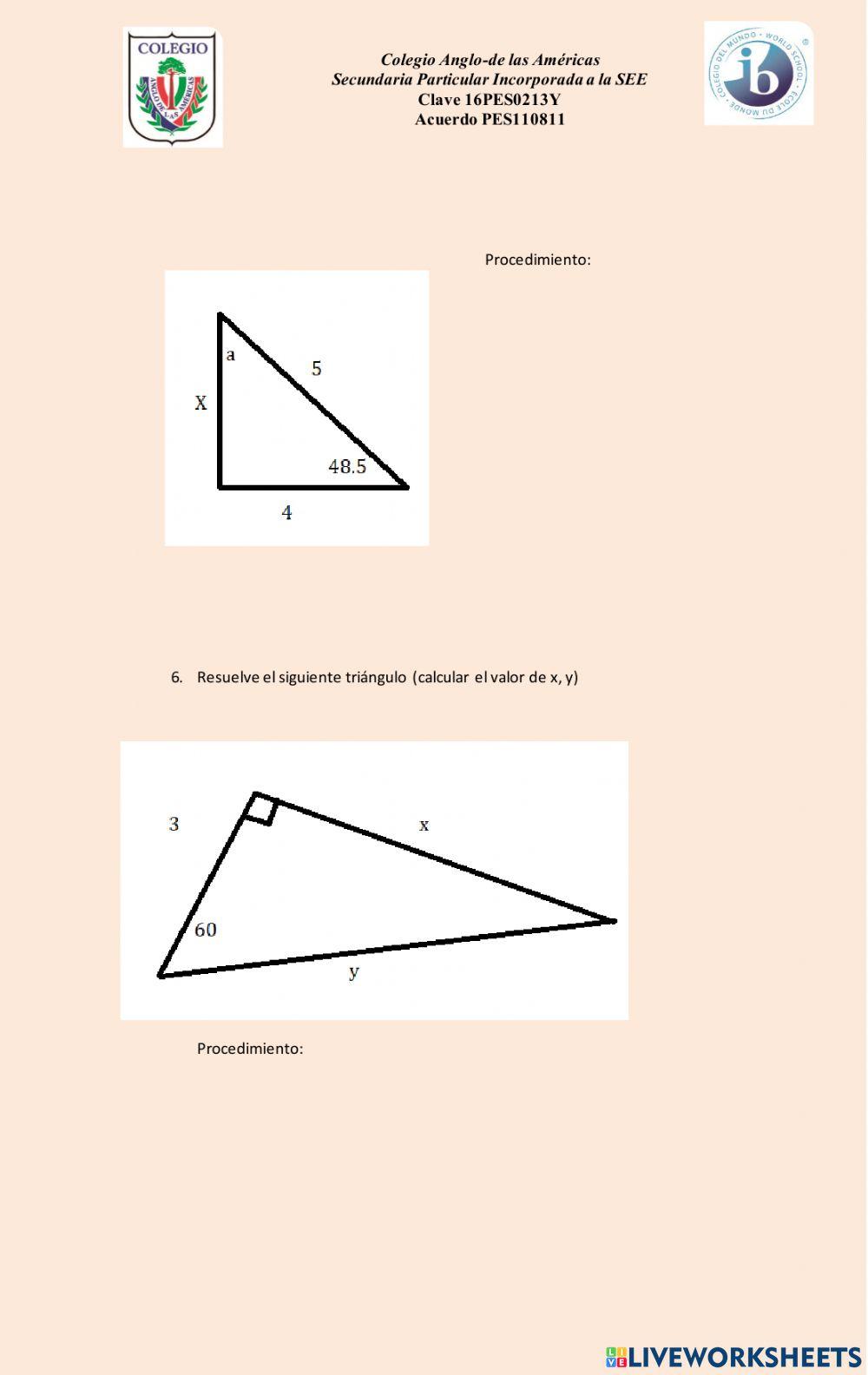 Razones trigonometricas