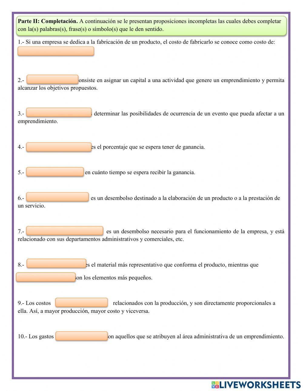1ro BGU Gestión empresarial