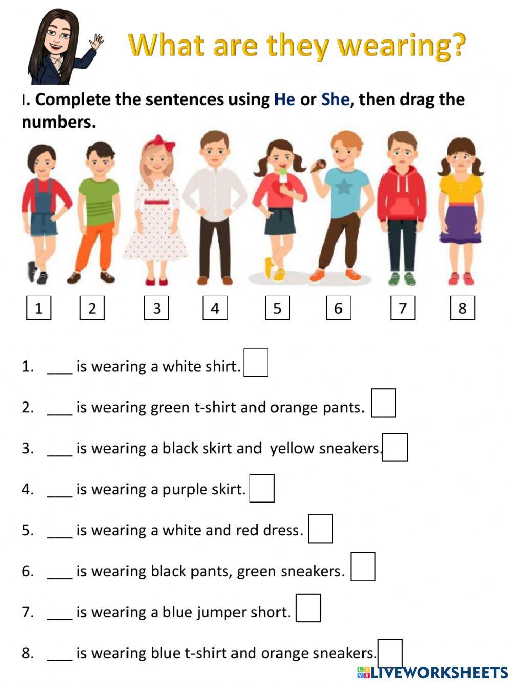 What are they wearing?