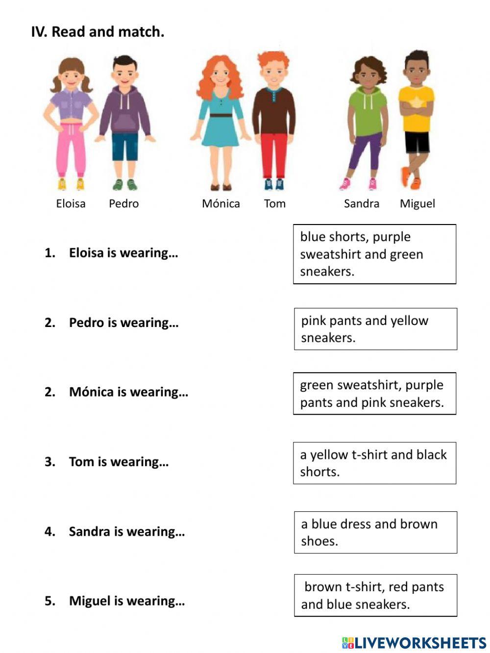 What are they wearing?