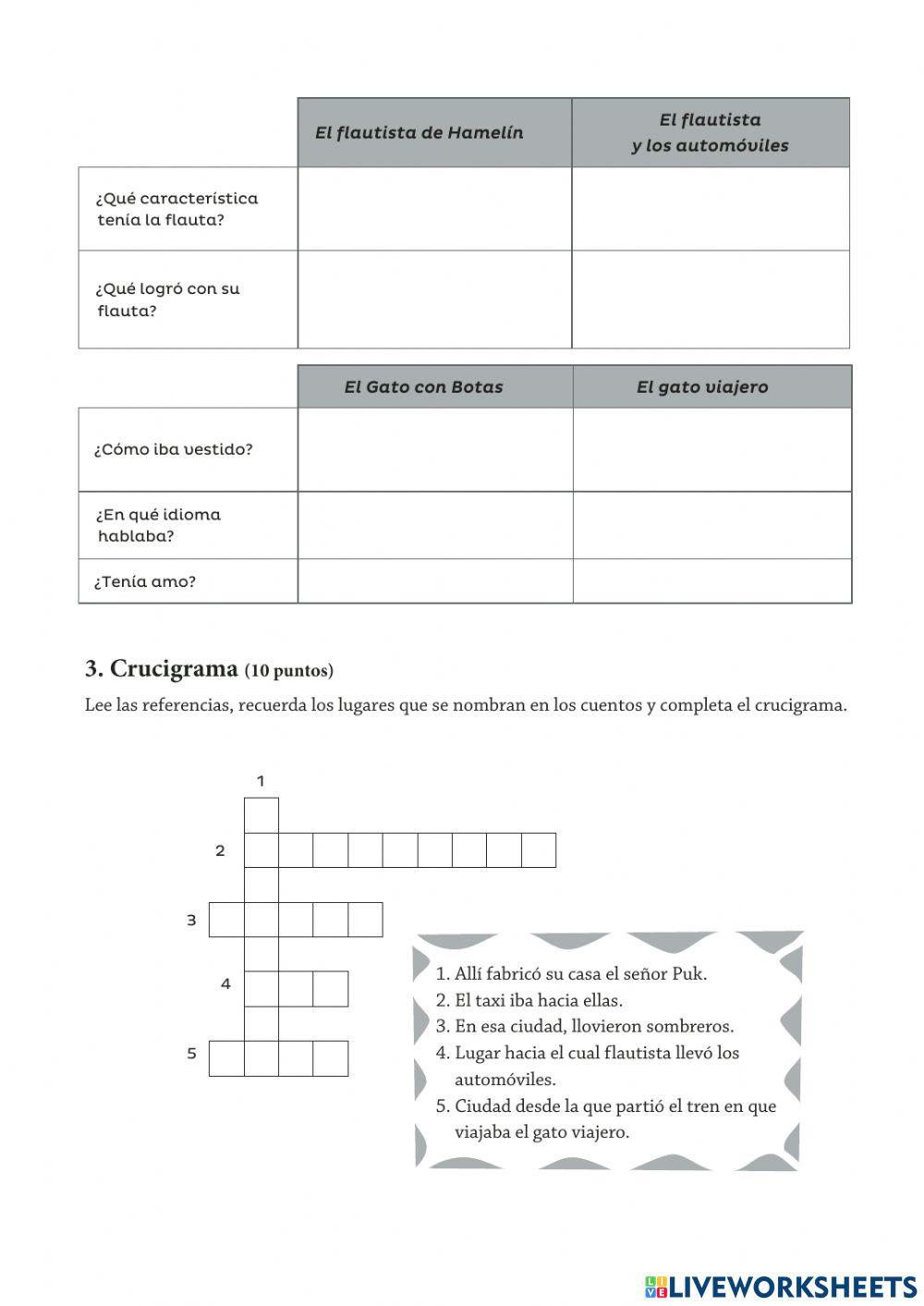 Evaluación Plan lector: Cuentos para jugar, de Gianni Rodari