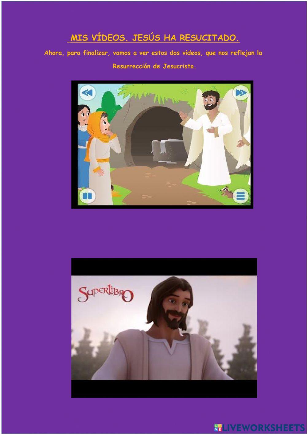 Las aparicicones de Jesús Resucitado. 5º de Primaria.