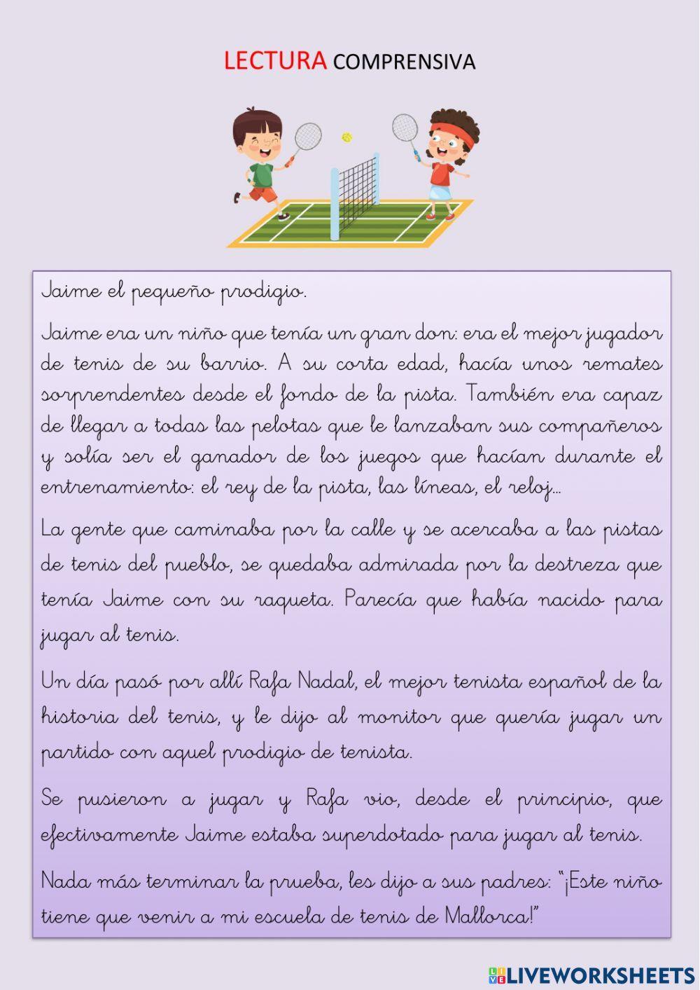 Jaime un niño prodigio