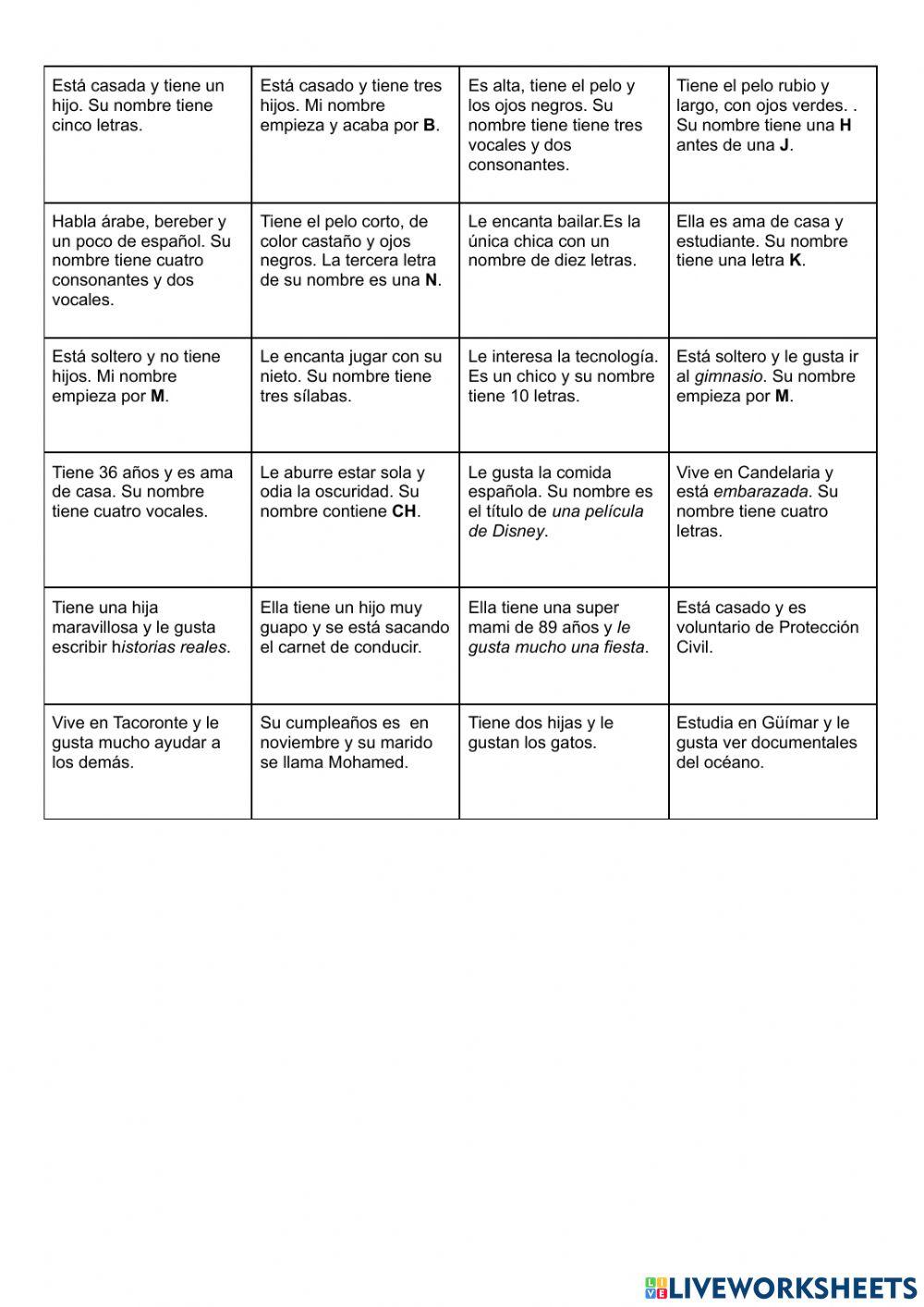 ¡Quién es quién ?