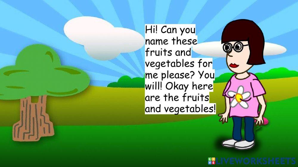 Learning Fruits and Vegetables