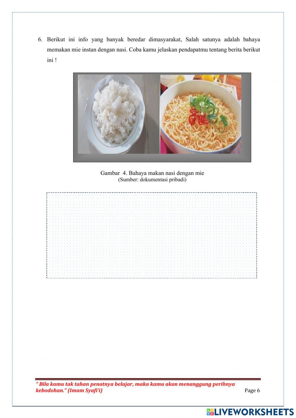 Work sheet 1 , Biology