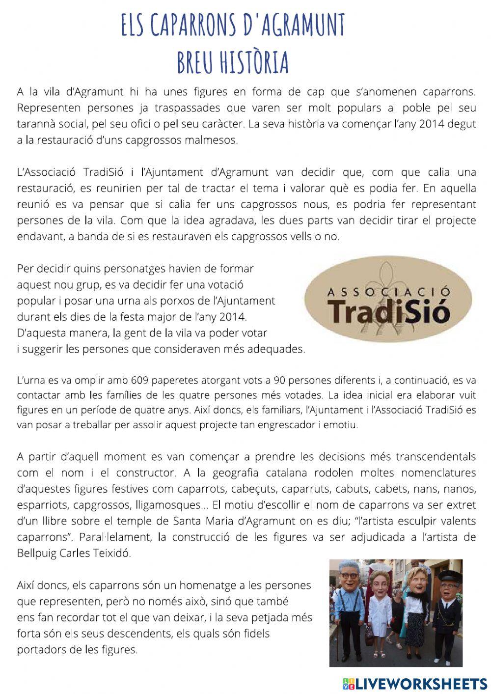Els Caparrons - Introducció Els Caparrons - Introducció