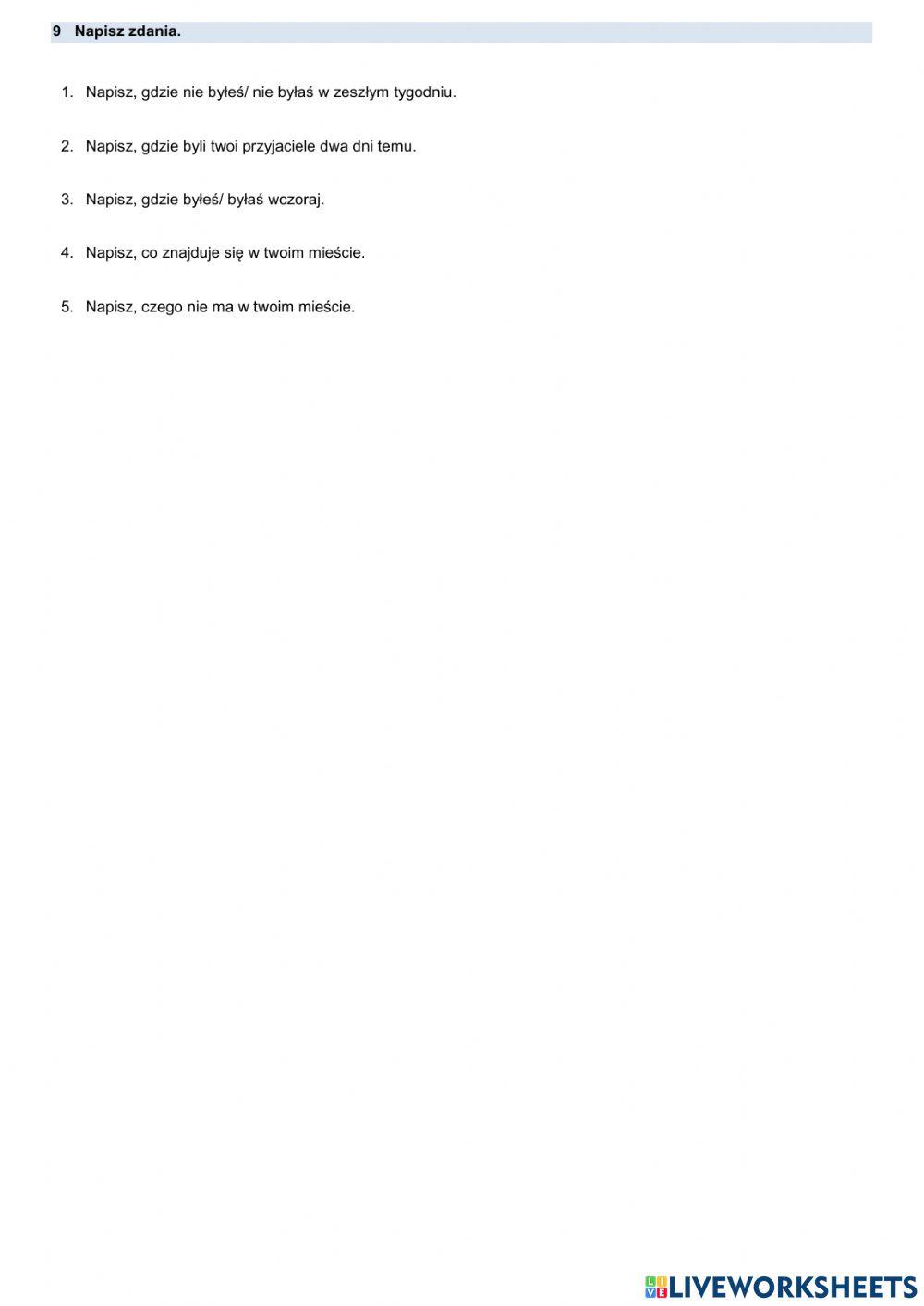 Steps Plus 5 - unit 6 TEST