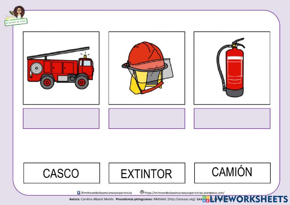 Las profesiones: bombero