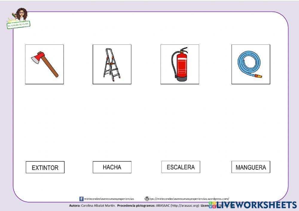 Las profesiones: bombero