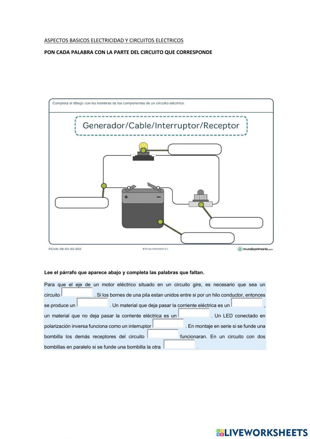 Aspectos basicos electricidad y circuitos electricos