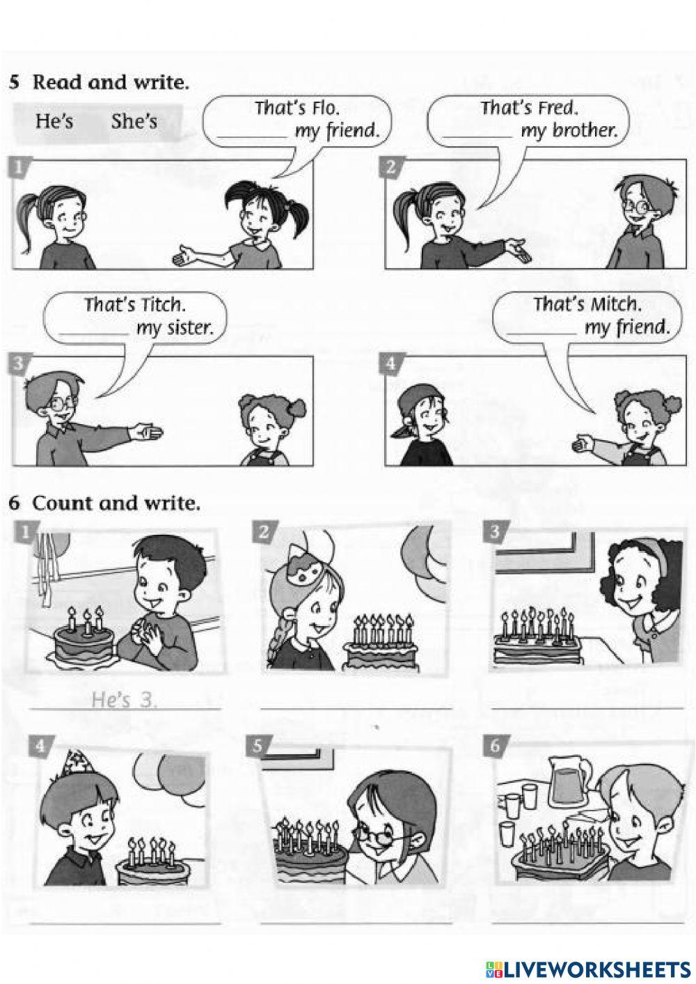 Days of the week + how old is he?