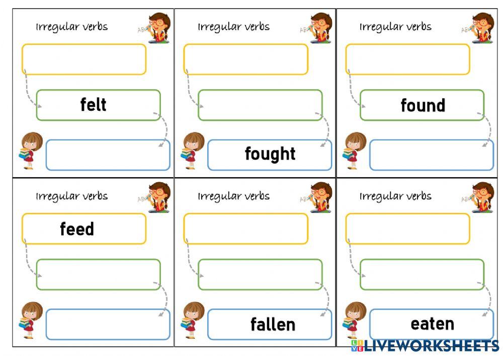 Irregular verbs 