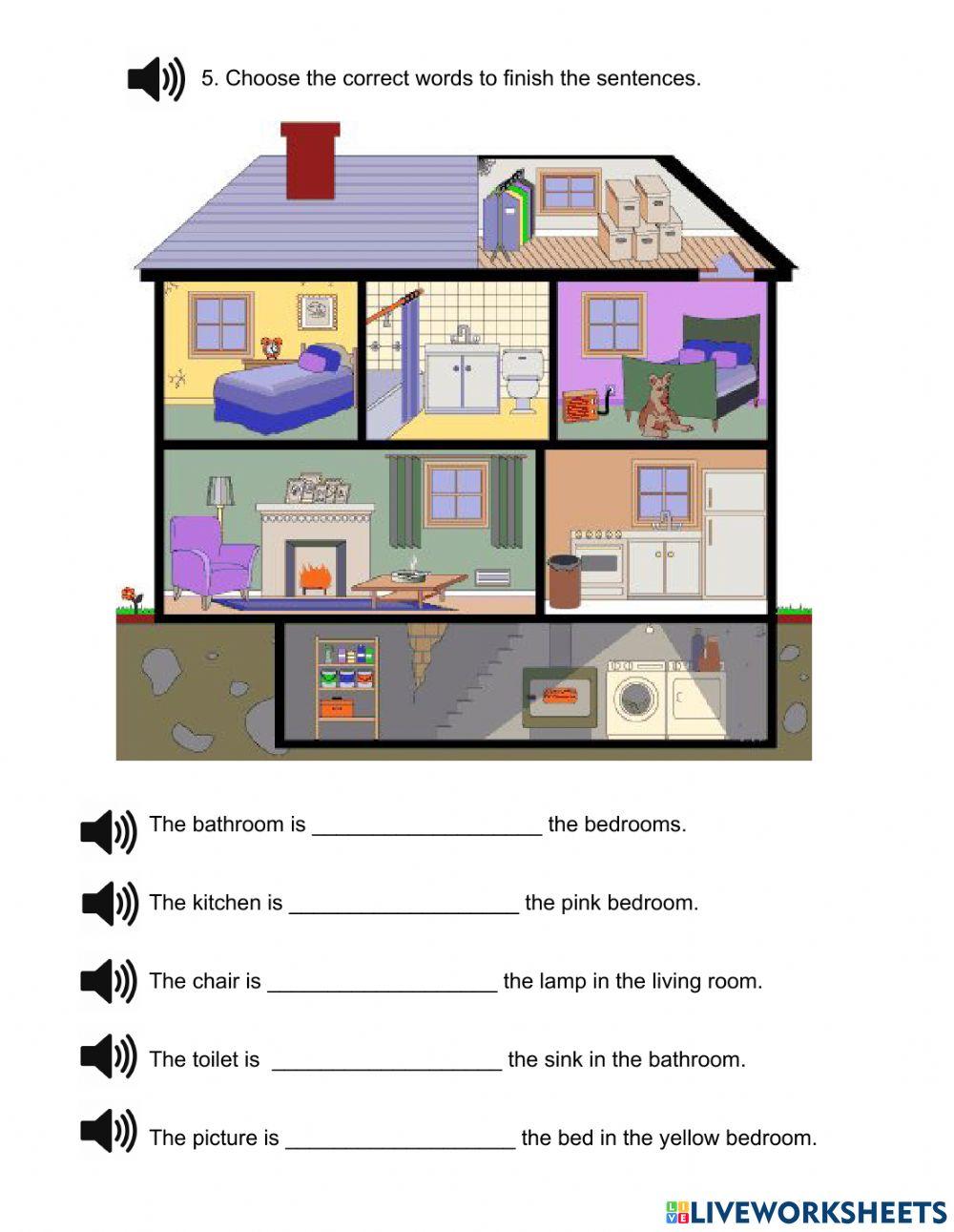 House and Prepositions Quiz