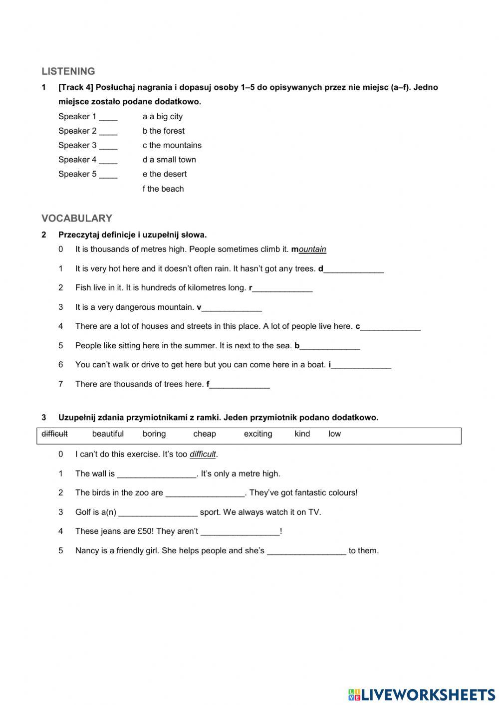 Test Unit 2 - grade 5a