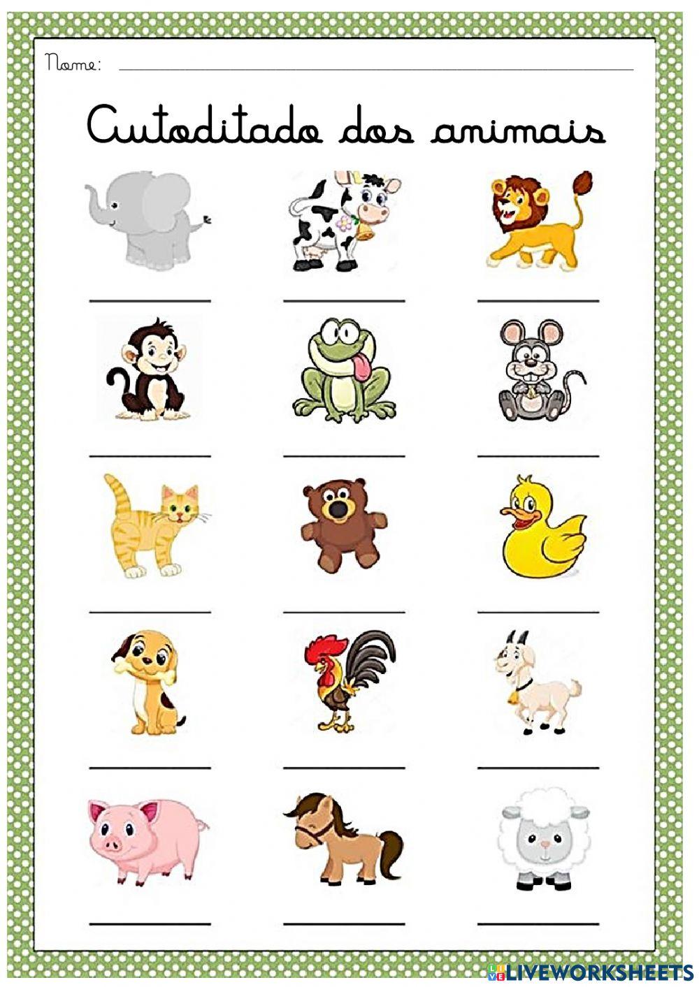 Autoditado dos animais