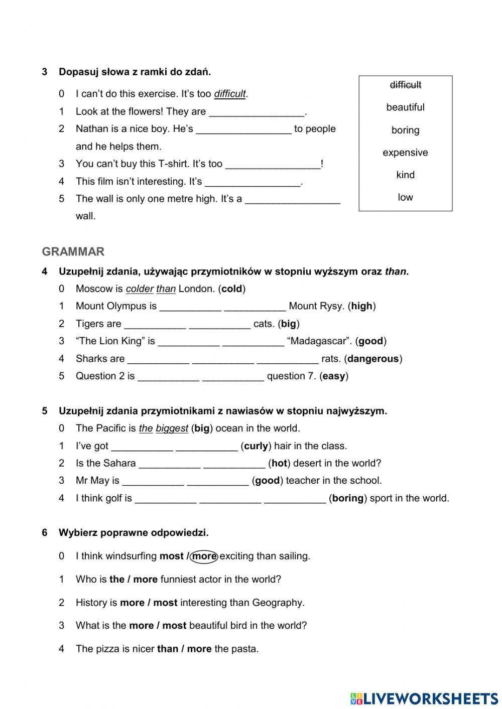 Test Unit 4 - grade 5a