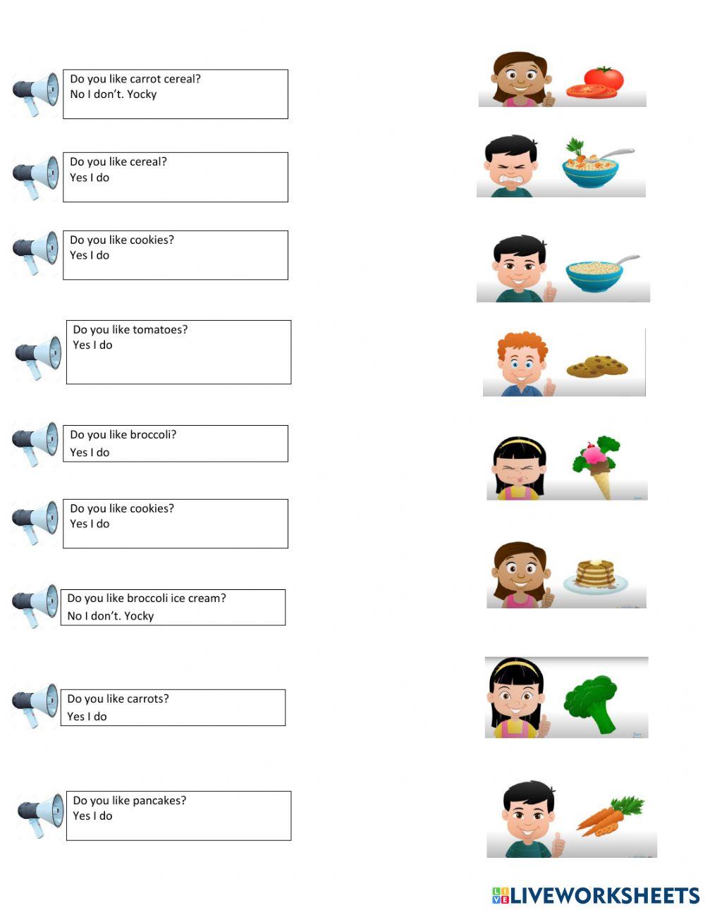 Do you like - no I don't