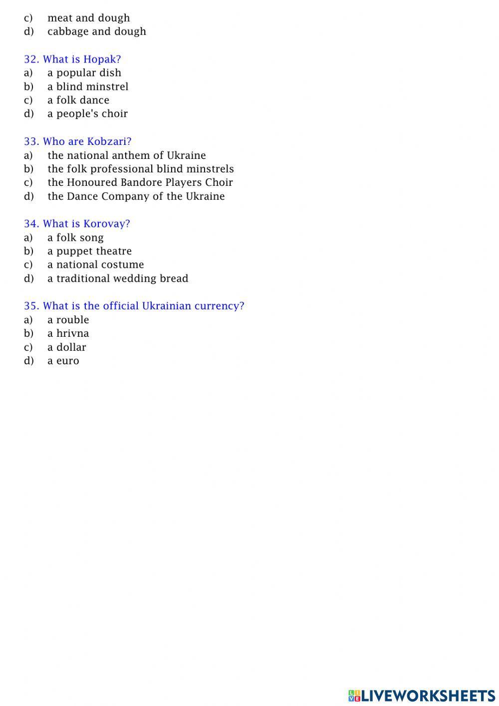 Ukraine(general facts)