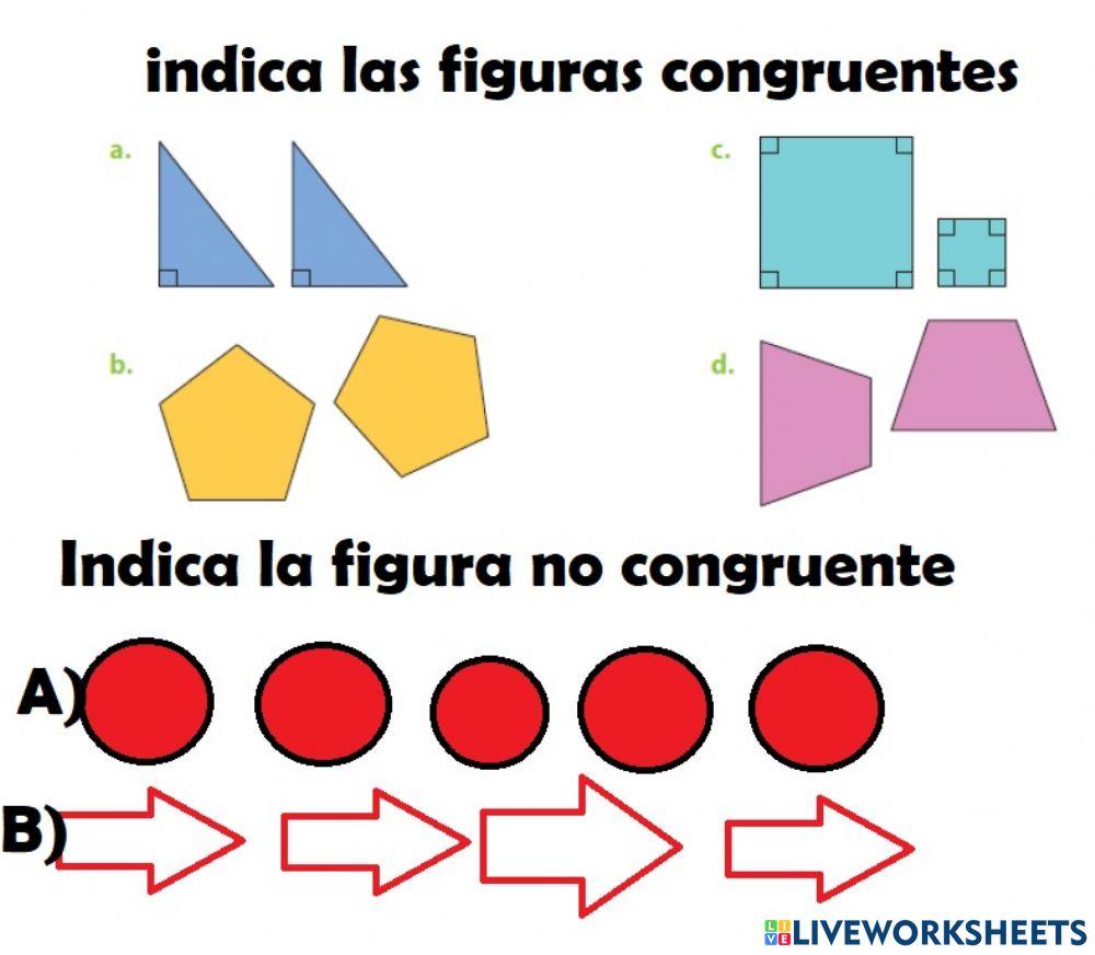 Congruencia y no congruente