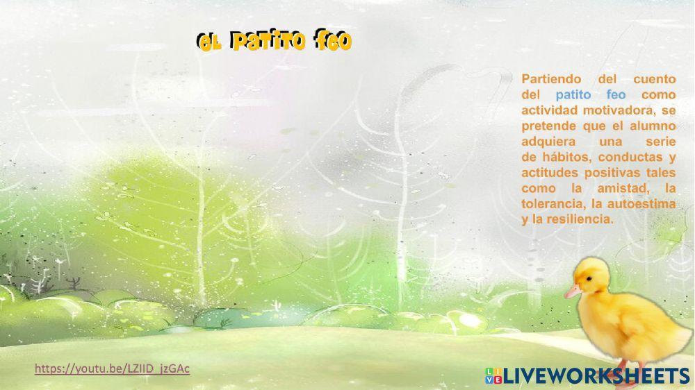 Patito feo resiliencia